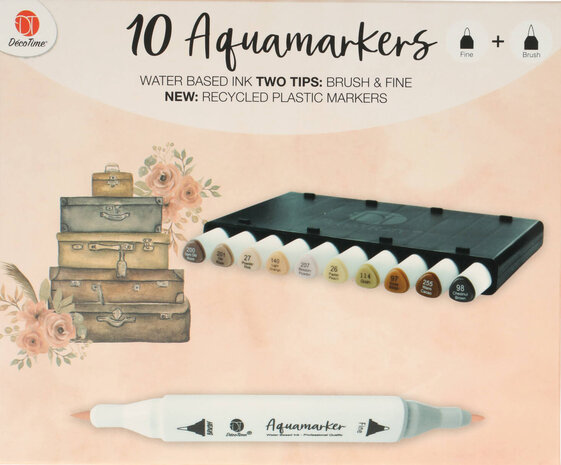 DécoTime Tea and Tones WAVE Aquamarkers (3004842) DécoTime Tea and Tones WAVE Aquamarkers (3004842)