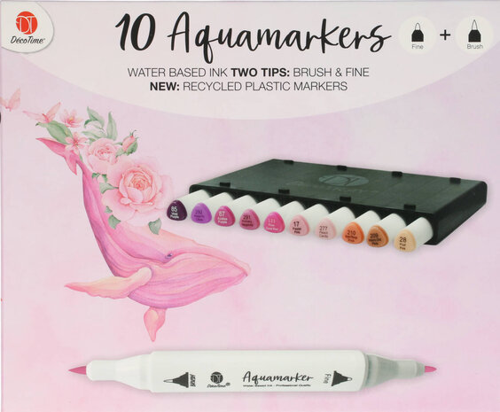 DécoTime Tea and Tones WAVE Aquamarkers (3004842) DécoTime Tea and Tones WAVE Aquamarkers (3004842)