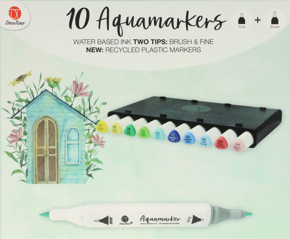 DécoTime Tea and Tones WAVE Aquamarkers (3004842) DécoTime Tea and Tones WAVE Aquamarkers (3004842)