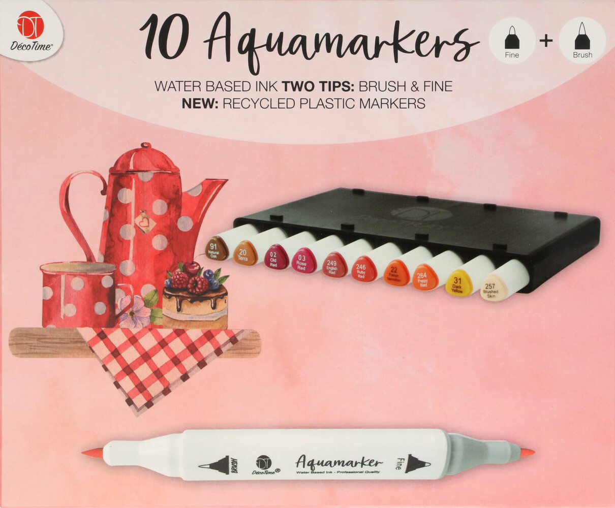 DécoTime Tea and Tones WAVE Aquamarkers (3004842) DécoTime Tea and Tones WAVE Aquamarkers (3004842)