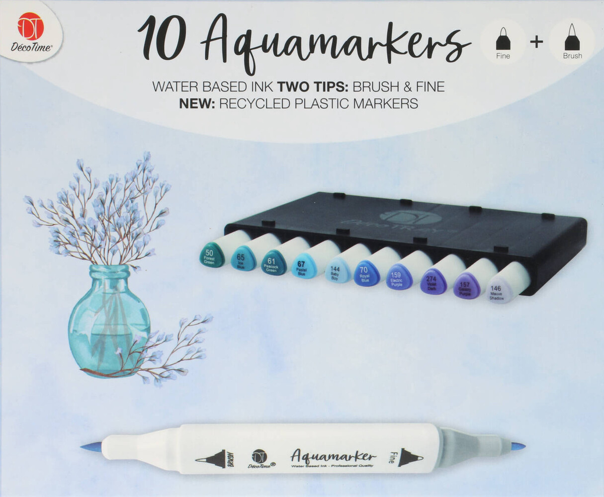 DécoTime Tea and Tones WAVE Aquamarkers (3004842) DécoTime Tea and Tones WAVE Aquamarkers (3004842)