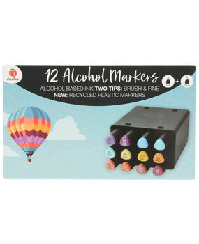 DécoTime 12 Alcohol Markers Cerulean Blue (3005439)