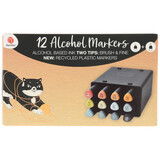 DécoTime 12 Alcohol Markers Bright Orange (3005439)
