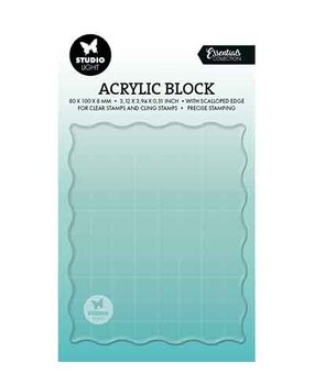 Studio Light Acrylic Stamp Block 8x10 cm (SL-ES-ASB09)