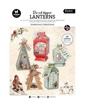 Studio Light Essentials Sparkling Christmas Lanterns (SL-ES-DCPP349) Studio Light Essentials Sparkling Christmas Lanterns (SL-ES-DCPP349)