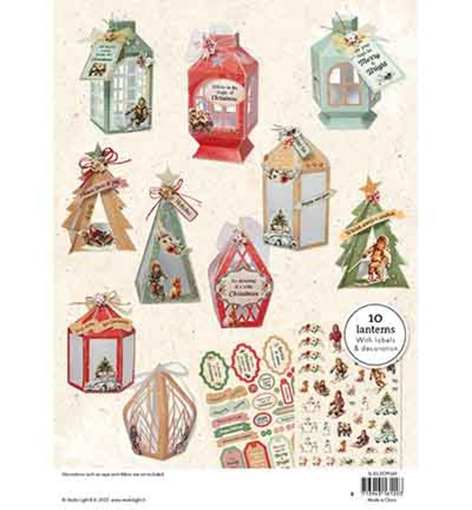 Studio Light Essentials Sparkling Christmas Lanterns (SL-ES-DCPP349) Studio Light Essentials Sparkling Christmas Lanterns (SL-ES-DCPP349)