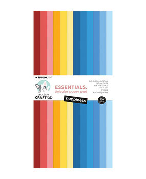 Creative Craftlab Essentials Happiness Slimline Unicolor Paper Pad (CCL-ES-UPP389) Creative Craftlab Essentials Happiness Slimline Unicolor Paper Pad (CCL-ES-UPP389)