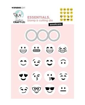 Creative Craftlab Essentials Stamp & Die Emoticons (CCL-ES-SCD95) Creative Craftlab Essentials Stamp & Die Emoticons (CCL-ES-SCD95)