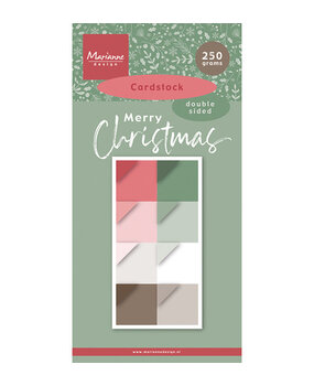 Marianne Design Merry Christmas 15x30cm Cardstock (PK9218) Marianne Design Merry Christmas 15x30cm Cardstock (PK9218)