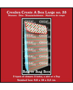 Crealies Create A Box Dies Bag Box Large (CCABL33)