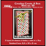 Crealies Create A Box Dies Bag Box Mini (CCABM33)