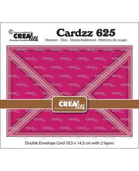 Crealies Cardzz Dies Double Card Envelope (CLCZ625)