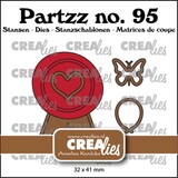 Crealies Partzz Dies Faux Wax Seals A (CLPartzz95)