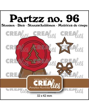 Crealies Partzz Dies Faux Wax Seals B (CLPartzz96)
