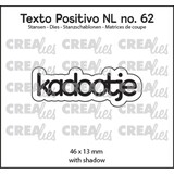 Crealies Texto Positivo Dies Kadootje (POSNL62)