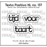 Crealies Texto Positivo Dies Tijd voor Taart (POSNL137)
