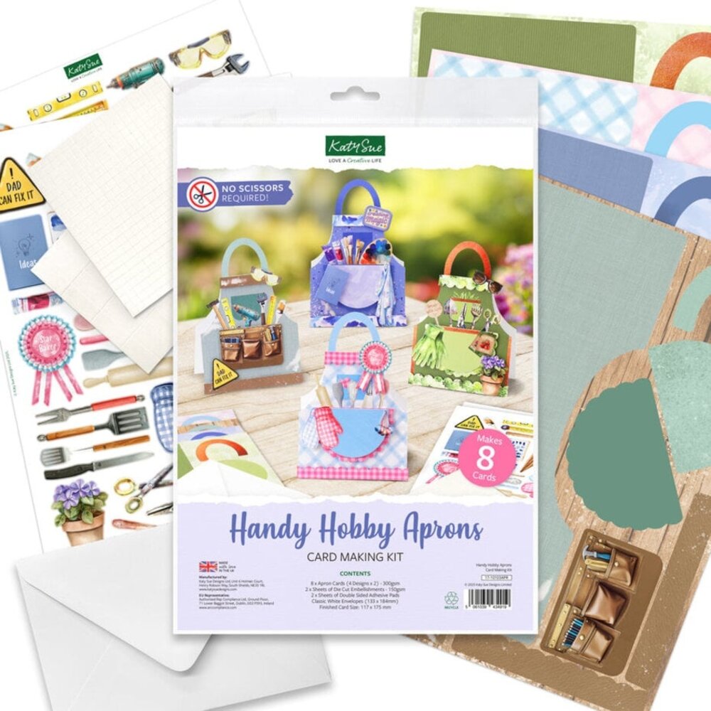 Katy Sue Card Making Kit Handy Hobby Aprons (17-10103APR) Katy Sue Card Making Kit Handy Hobby Aprons (17-10103APR)