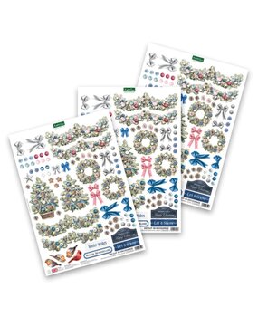 Katy Sue 3D Die-Cut Decoupage Christmas Floral Winter (11-DCD735-W) Katy Sue 3D Die-Cut Decoupage Christmas Floral Winter (11-DCD735-W)