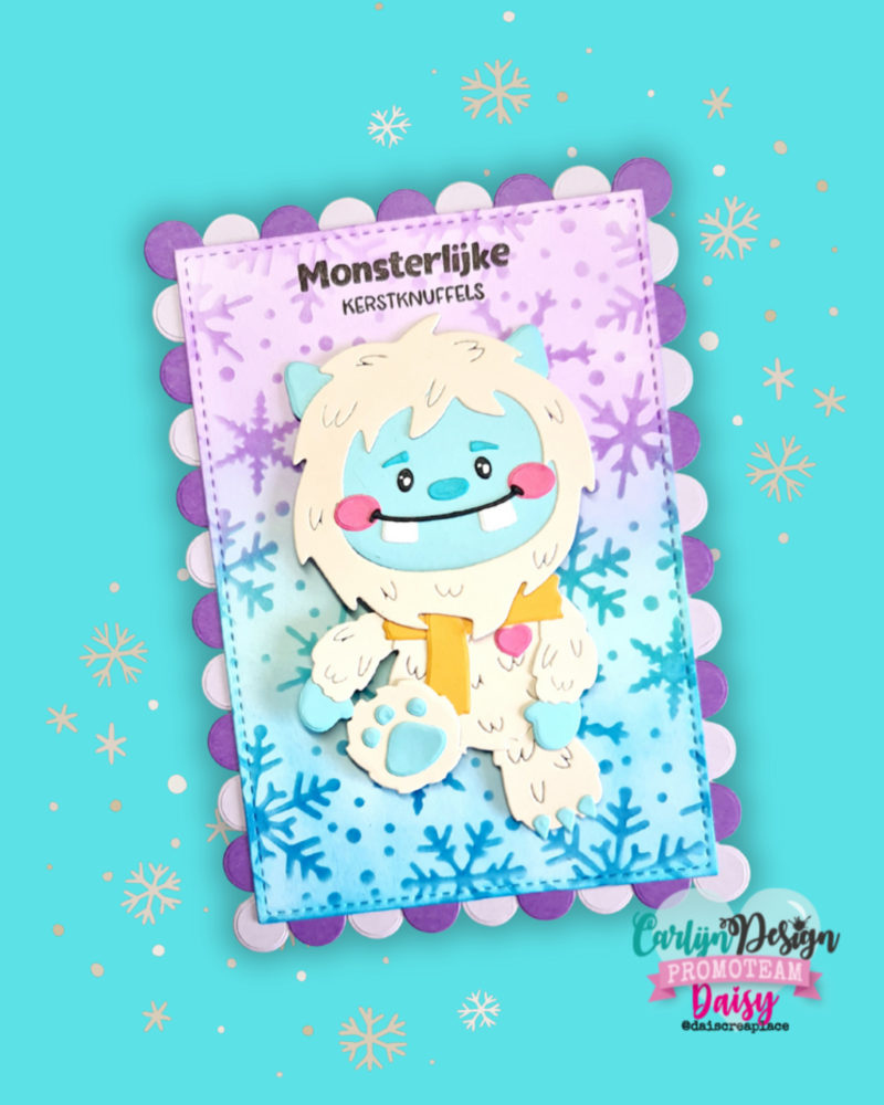 Carlijn Design Snijmallen Mochi the Yeti (CDJD-0061) Carlijn Design Snijmallen Mochi the Yeti (CDJD-0061)