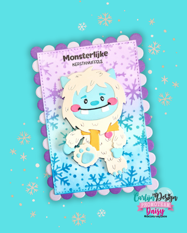 Carlijn Design Snijmallen Mochi the Yeti (CDJD-0061) Carlijn Design Snijmallen Mochi the Yeti (CDJD-0061)