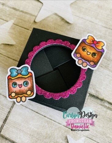 Carlijn Design Snijmallen Peek-a-Box (CDJD-0064) Carlijn Design Snijmallen Peek-a-Box (CDJD-0064)