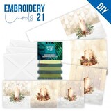 Find It Trading Stitch and Do Embroidery Cards Christmas Candles (STDOPP021)