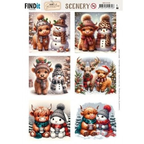 Berrie's Beauties Highland Holidays Scenery Push Out Square (BBSC10109) Berrie's Beauties Highland Holidays Scenery Push Out Square (BBSC10109)