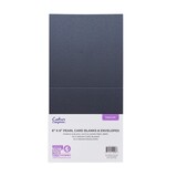 Crafter's Companion Purple & Black 6x6 Inch Pearl Card & Envelope Pack (CC-PERL-PBCBEN-6X6)