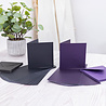 Crafter's Companion Purple & Black 6x6 Inch Pearl Card & Envelope Pack (CC-PERL-PBCBEN-6X6) Crafter's Companion Purple & Black 6x6 Inch Pearl Card & Envelope Pack (CC-PERL-PBCBEN-6X6)