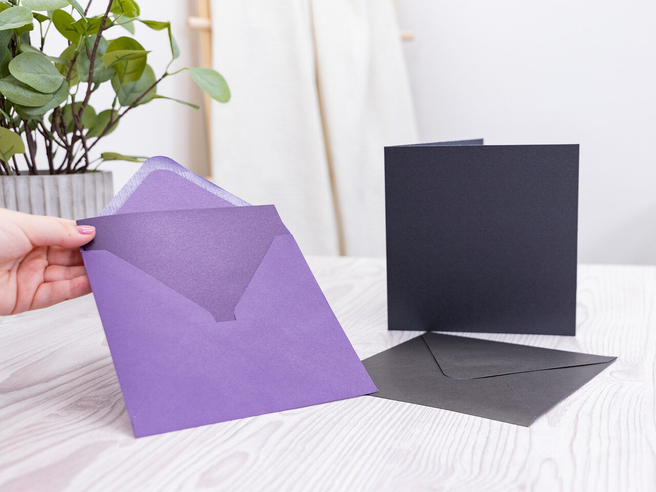 Crafter's Companion Purple & Black 6x6 Inch Pearl Card & Envelope Pack (CC-PERL-PBCBEN-6X6) Crafter's Companion Purple & Black 6x6 Inch Pearl Card & Envelope Pack (CC-PERL-PBCBEN-6X6)