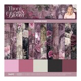 Crafter's Companion Thorn & Bloom 12x12 Inch Paper Pad (SS-TB-PAD12)
