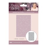 Crafter's Companion Thorn & Bloom 2D Embossing Folder Damask Wallpaper (SS-TB-EF4-DAWA)