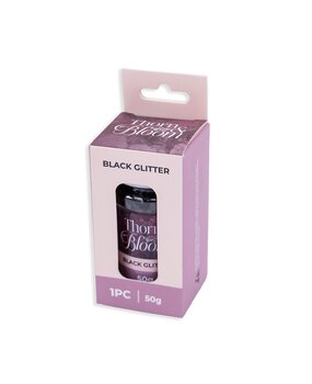 Crafter's Companion Thorn & Bloom Black Glitter (SS-TB-GLIT)