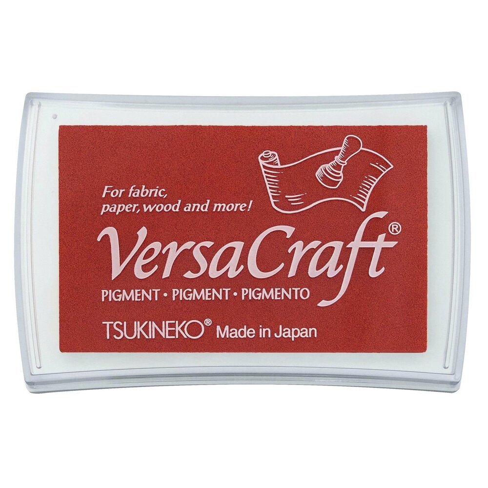 Tsukineko PRE-ORDER VersaCraft Cherry Red Ink Pad (VK-000-K03) Tsukineko PRE-ORDER VersaCraft Cherry Red Ink Pad (VK-000-K03)