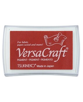 Tsukineko PRE-ORDER VersaCraft Cherry Red Ink Pad (VK-000-K03) Tsukineko PRE-ORDER VersaCraft Cherry Red Ink Pad (VK-000-K03)