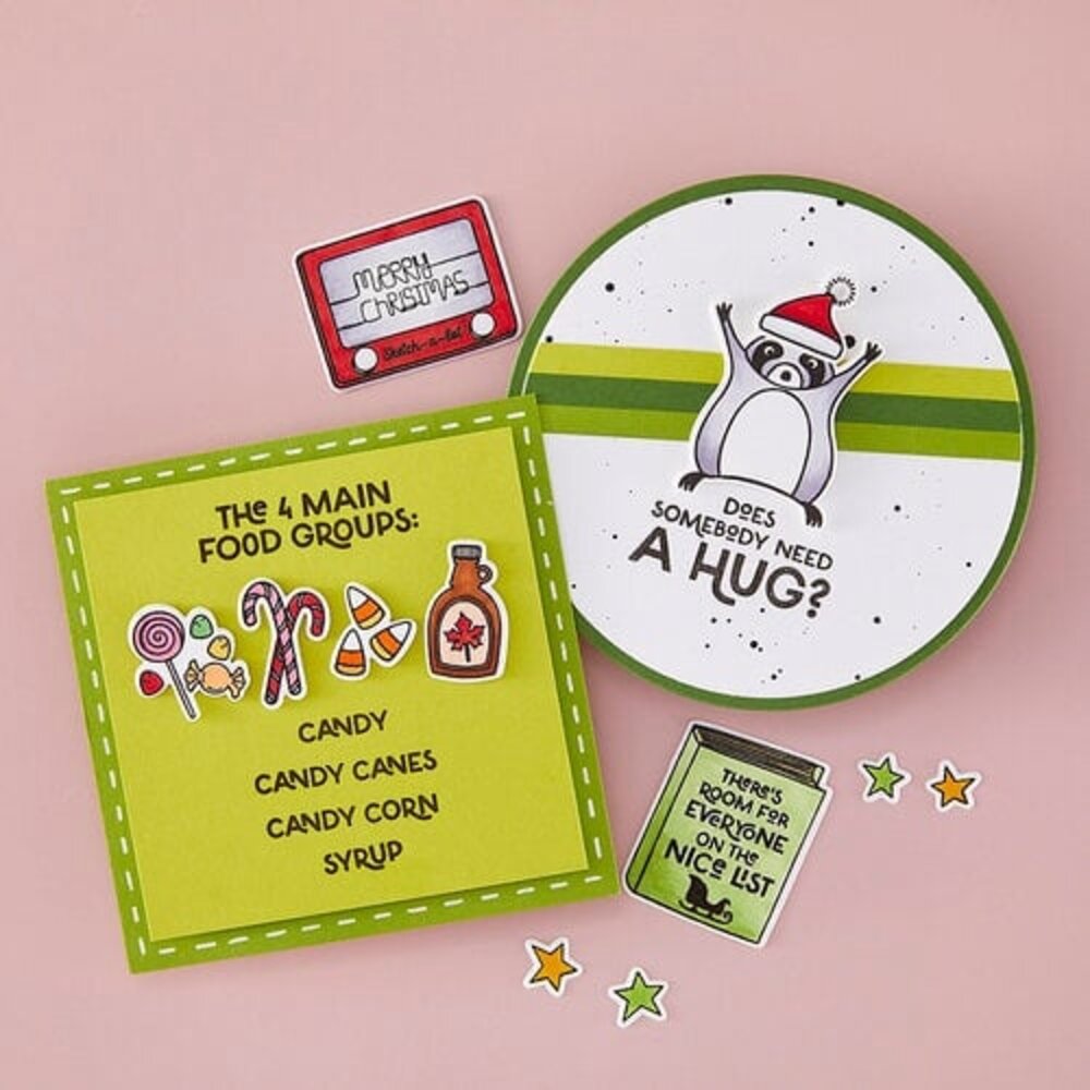 Hero Arts Yule Fuel Elf Culture Stamps & Dies (DC325) Hero Arts Yule Fuel Elf Culture Stamps & Dies (DC325)