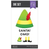 Hero Arts Yule Fuel Sassy Elf Costume Dies (DF259)