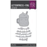 Hero Arts Yule Fuel Cup of Cheer Betterpress & Foil Plate (HP126)