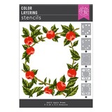 Hero Arts I Pick You Apple Frame Color Layering Stencils (SA313)