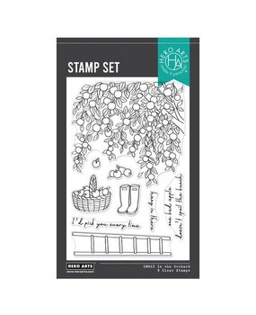 Hero Arts I Pick You In The Orchard Clear Stamps (CM823) Hero Arts I Pick You In The Orchard Clear Stamps (CM823)