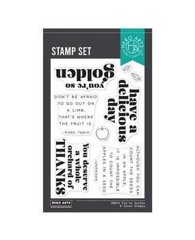 Hero Arts I Pick You You're Golden Clear Stamps (CM826) Hero Arts I Pick You You're Golden Clear Stamps (CM826)