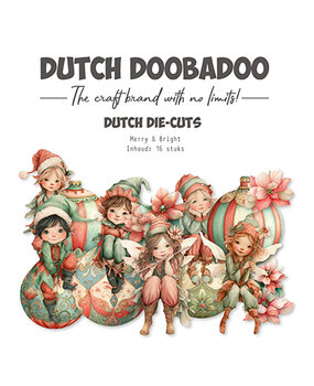 Dutch Doobadoo Collage Die-Cuts Merry & Bright (474.007.511)