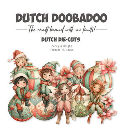 Dutch Doobadoo Collage Die-Cuts Merry & Bright (474.007.511)