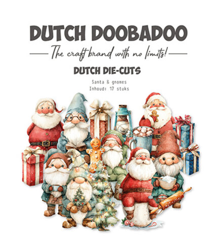 Dutch Doobadoo Collage Die-Cuts Santa & Gnomes (474.007.512) Dutch Doobadoo Collage Die-Cuts Santa & Gnomes (474.007.512)