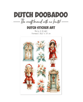 Dutch Doobadoo Dutch Sticker Art Transparent Stickers Merry & Bright (491.201.007) Dutch Doobadoo Dutch Sticker Art Transparent Stickers Merry & Bright (491.201.007)
