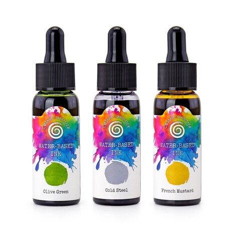 Cosmic Shimmer Water-Based Inks Elemental (55-IKB003-S3) Cosmic Shimmer Water-Based Inks Elemental (55-IKB003-S3)
