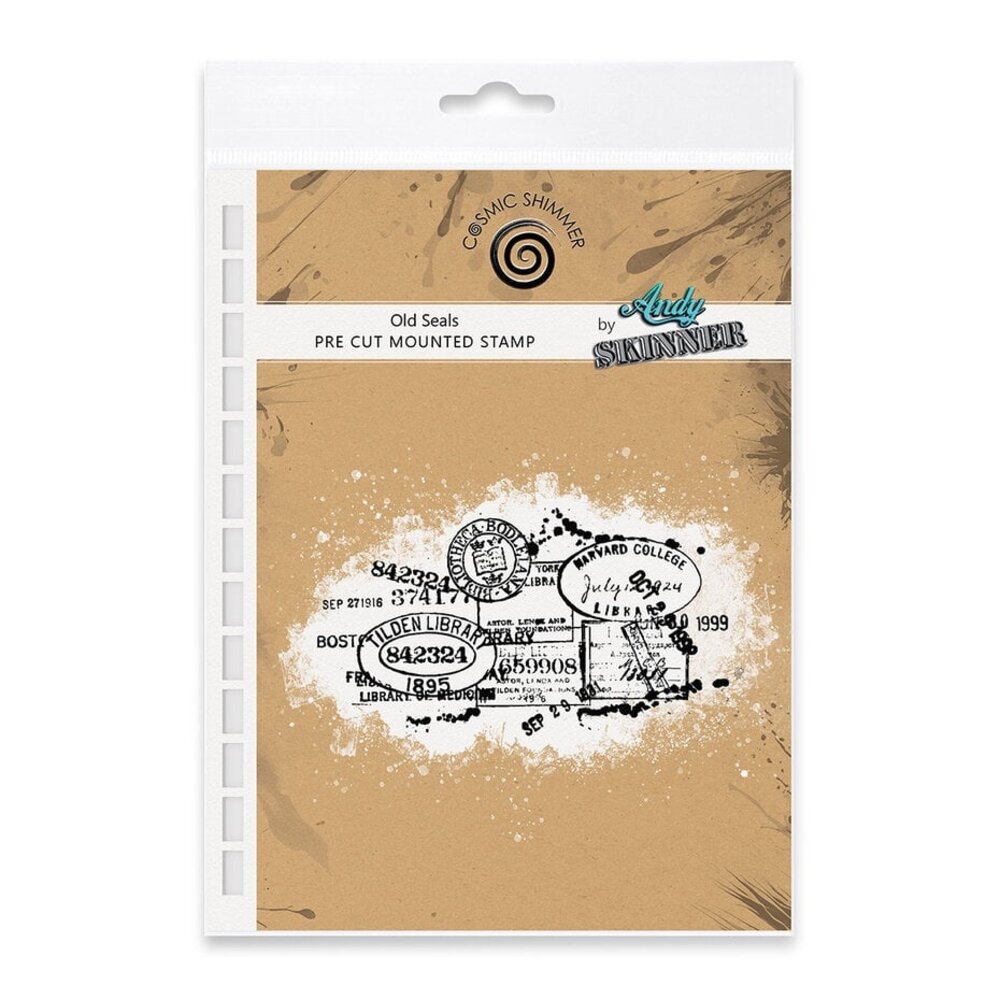 Cosmic Shimmer Andy Skinner Pre Cut Rubber Stamp Old Seals (07-0037-AS) Cosmic Shimmer Andy Skinner Pre Cut Rubber Stamp Old Seals (07-0037-AS)