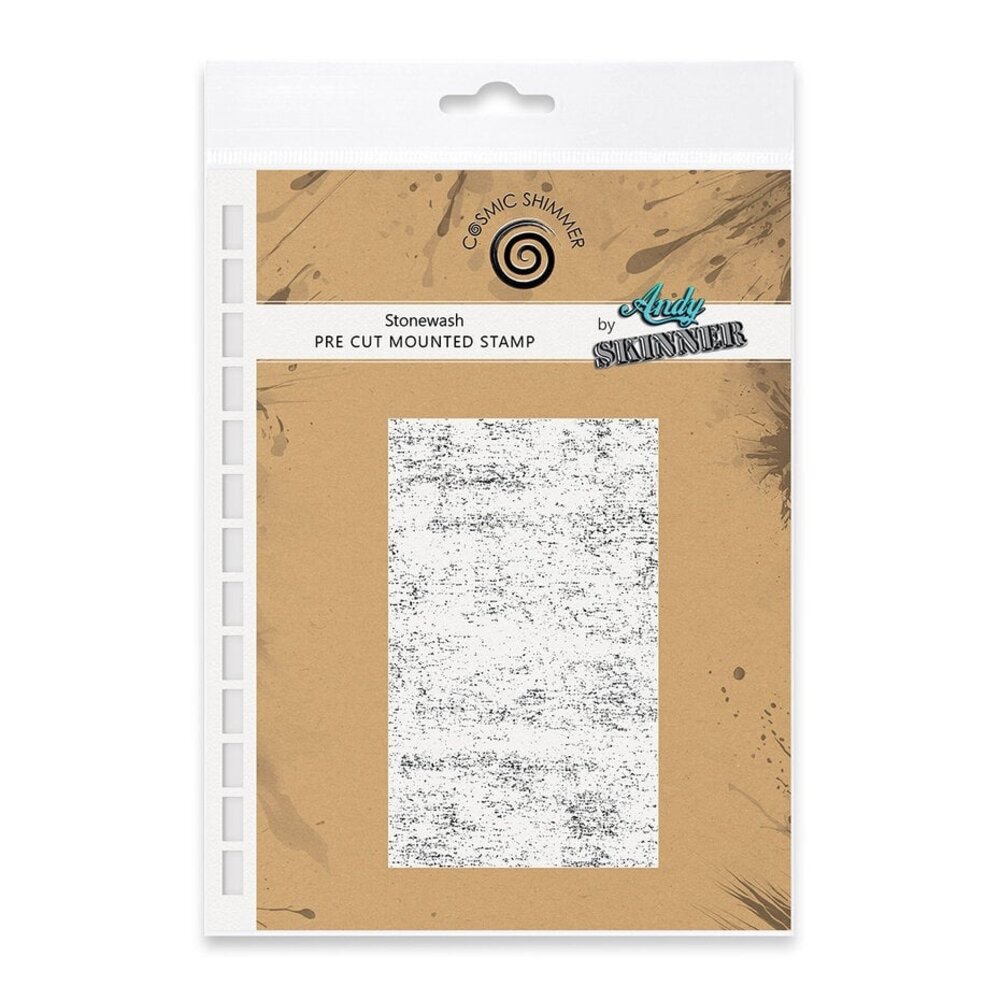 Cosmic Shimmer Andy Skinner Pre Cut Rubber Stamp Stonewash (07-0040-AS) Cosmic Shimmer Andy Skinner Pre Cut Rubber Stamp Stonewash (07-0040-AS)