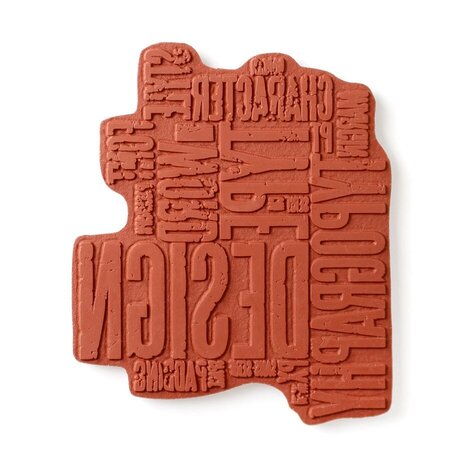 Cosmic Shimmer Andy Skinner Pre Cut Rubber Stamp Typology (07-0049-AS) Cosmic Shimmer Andy Skinner Pre Cut Rubber Stamp Typology (07-0049-AS)