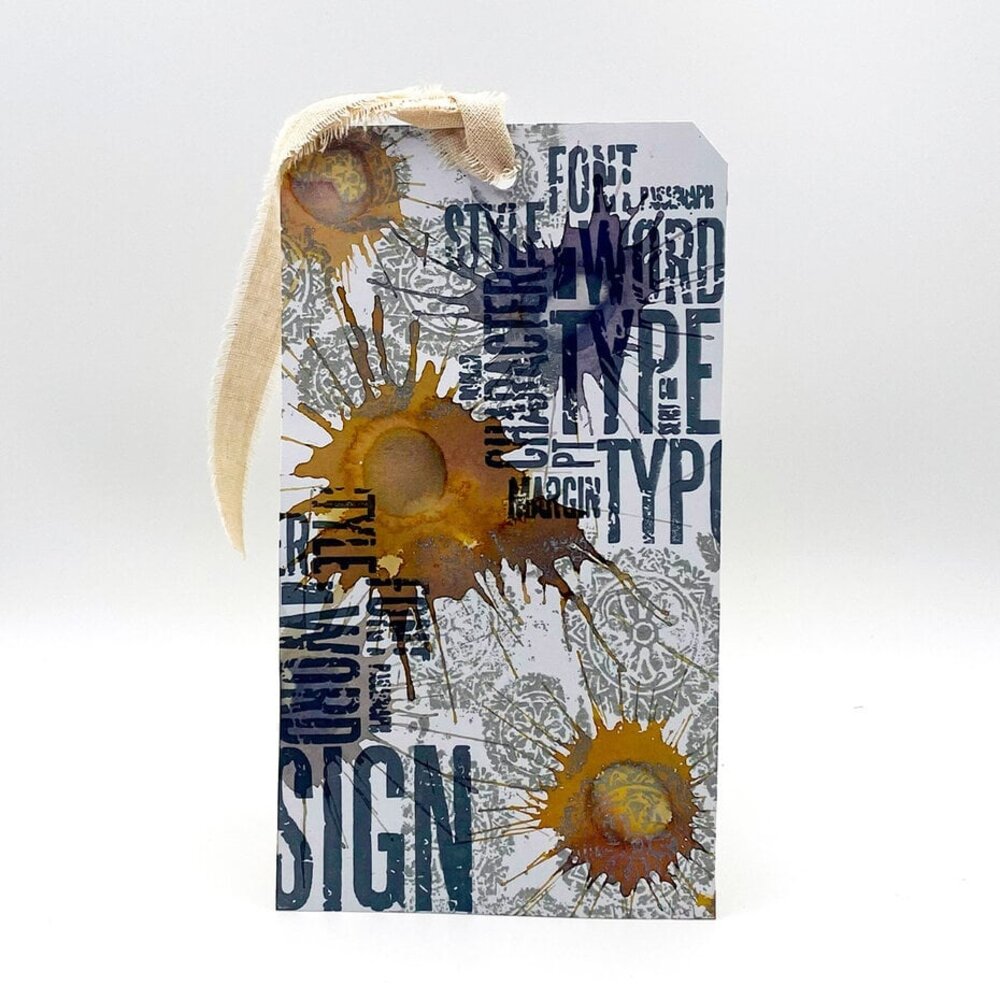 Cosmic Shimmer Andy Skinner Pre Cut Rubber Stamp Typology (07-0049-AS) Cosmic Shimmer Andy Skinner Pre Cut Rubber Stamp Typology (07-0049-AS)